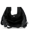 Bőr táska shopper bag Vittoria Gotti fekete B10