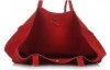 Bőr táska shopper bag Vittoria Gotti piros V205454