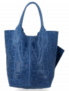 Bőr táska shopper bag Vittoria Gotti jeans B22