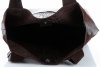 Bőr táska shopper bag Genuine Leather csokoládé 216