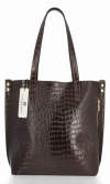 Bőr táska shopper bag Vittoria Gotti csokoládé VG803