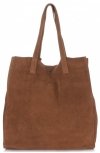Bőr táska shopper bag Vittoria Gotti vörös V205454