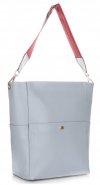 Bőr táska shopper bag Genuine Leather égszínkék K26