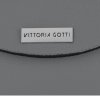 Bőr táska levéltáska Vittoria Gotti szürke V695351