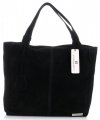 Bőr táska shopper bag Vittoria Gotti fekete V501