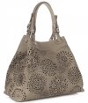 Bőr táska shopper bag Vittoria Gotti földszínű V8913