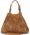 Bőr táska shopper bag Vittoria Gotti vörös V8913