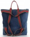 Bőr táska shopper bag Vittoria Gotti jeans V689746