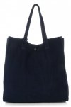 Bőr táska shopper bag Vittoria Gotti tengerkék V205454