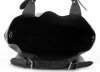 Bőr táska shopper bag Genuine Leather fekete K216