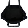 Bőr táska shopper bag Vittoria Gotti tengerkék V2380
