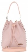 Bőr táska shopper bag Vittoria Gotti púderrózsaszín V3020