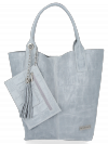 Bőr táska shopper bag Vittoria Gotti B15