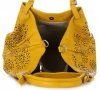 Bőr táska shopper bag Vittoria Gotti sárga V8913
