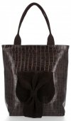 Bőr táska shopper bag Roberto Ricci barna 19148