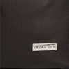 Bőr táska shopper bag Vittoria Gotti csokoládé V21E
