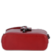 Bőr táska klasszikus Vittoria Gotti piros V1813VAC