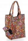 Bőr táska shopper bag Vittoria Gotti V788