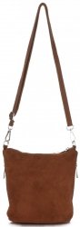 Bőr táska levéltáska Genuine Leather barna 85A