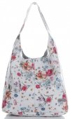 Bőr táska shopper bag Vittoria Gotti fehér VF9802