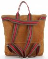 Bőr táska shopper bag Vittoria Gotti vörös V689746