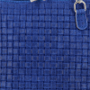 Bőr táska univerzális Genuine Leather kobalt A7