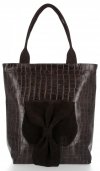 Bőr táska shopper bag Roberto Ricci barna 19148