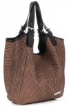 Bőr táska shopper bag Vittoria Gotti földszínű V80050