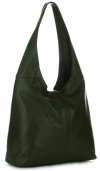 Bőr táska shopper bag Vittoria Gotti palackzöld V3L