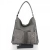 Bőr táska shopper bag Roberto Ricci szürke 19145