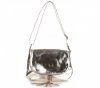 Bőr táska levéltáska Genuine Leather arany A3