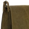 Bőr táska levéltáska Genuine Leather zöld 0003