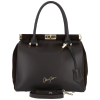 Bőr táska kuffer Vittoria Gotti csokoládé V816(1
