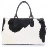 Bőr táska kuffer Genuine Leather barna 8096