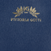 Bőr táska kuffer Vittoria Gotti kék V7710