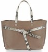 Bőr táska shopper bag Vittoria Gotti földszínű V5635