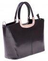 Bőr táska kuffer Genuine Leather fekete 430