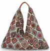 Olasz Táska Shopper bag Divatos Mintákkal 835 Multikolor
