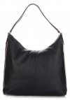 Bőr táska shopper bag Vittoria Gotti tengerkék V75