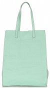 Bőr táska shopper bag Vittoria Gotti menta V8622