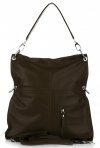 Bőr táska shopper bag Vera Pelle csokoládé 25
