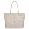 Bőr táska shopper bag Vittoria Gotti bézs 208S