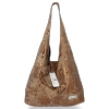 Bőr táska shopper bag Vittoria Gotti földszínű V2473