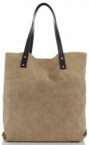 Bőr táska shopper bag Vittoria Gotti földszínű V8267