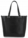 Bőr táska klasszikus Vittoria Gotti fekete V2395
