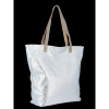 Bőr táska shopper bag Vittoria Gotti ezüst B24