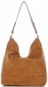 Bőr táska shopper bag Vittoria Gotti vörös V3368