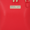 Bőr táska levéltáska Vittoria Gotti piros V2373