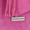 Bőr táska shopper bag Vittoria Gotti rózsaszín V5190