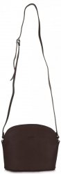 Bőr táska levéltáska Genuine Leather csokoládé E4098